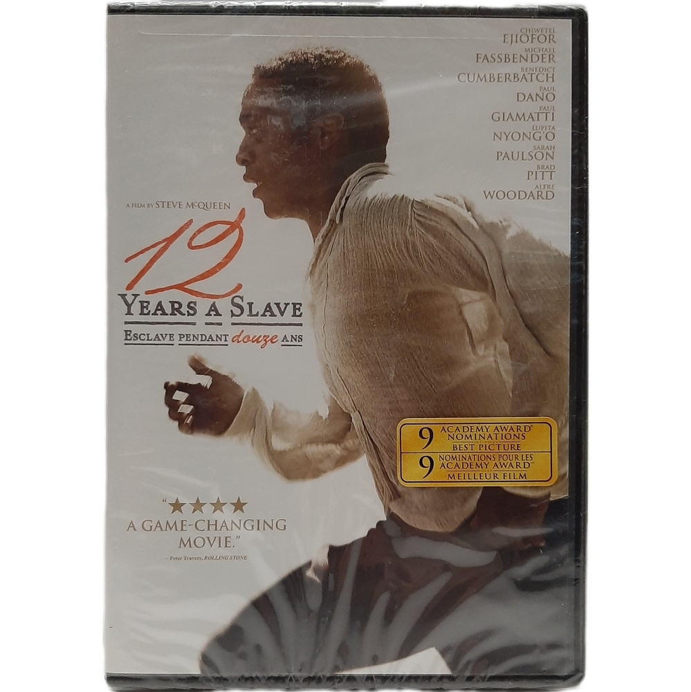 🍒4 for $20🍒 New - 12 Years a Slave DVD Bilingual Movie